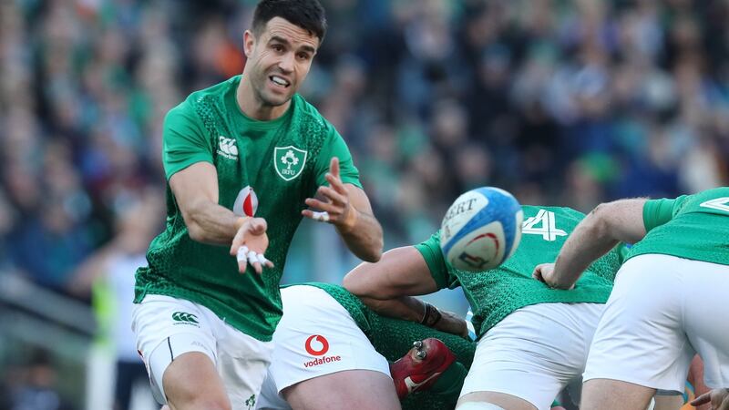 Conor Murray needs his box-kicking to click and to find under high balls. Photograph: Billy Stickland/Inpho