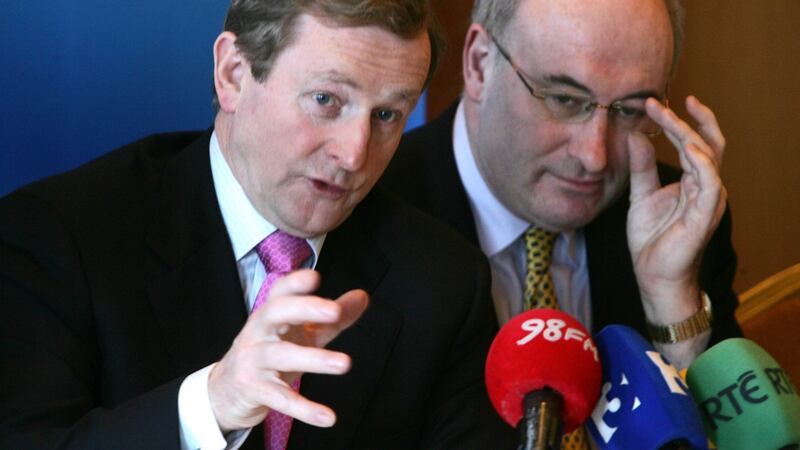 Phil Hogan’s reputation as Enda Kenny’s bruiser was cemented by his management of the defence against Richard Bruton’s leadership heave in 2010. File photograph: Cyril Byrne