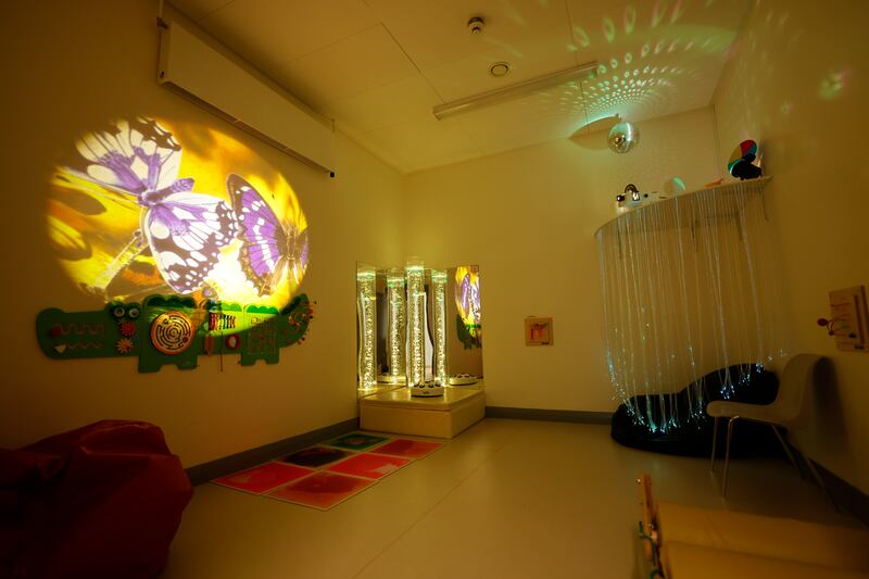 A sensory room at Stewarts School, one of the largest special schools of its kind, in Balgaddy, Lucan. Photograph: Alan Betson/The Irish Times

