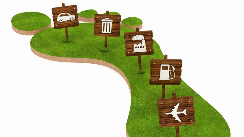 A “carbon footprint”