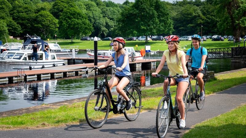 Bring the bikes to Lough Key explore the 350 hectare estate made up of parkland and forest