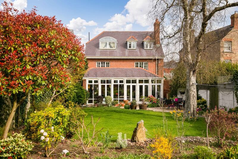 South-facing rear garden