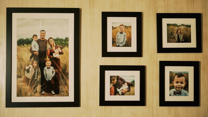 Photos of former Tampa Bay Buccaneers wide receiver Vincent Jackson and his family at the family home. Photo: Zack Wittman/The New York Times