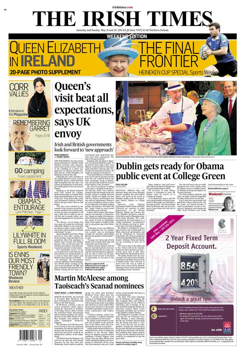 May 21, 2011 - Queen Elizabeth II Visit