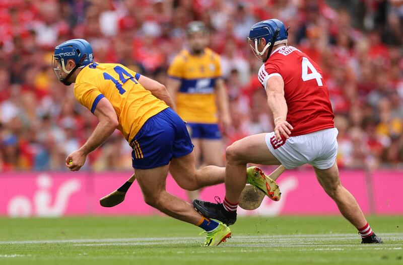 Clare’s Shane O'Donnell in last year's hurling final. Photograph: James Crombie/Inpho