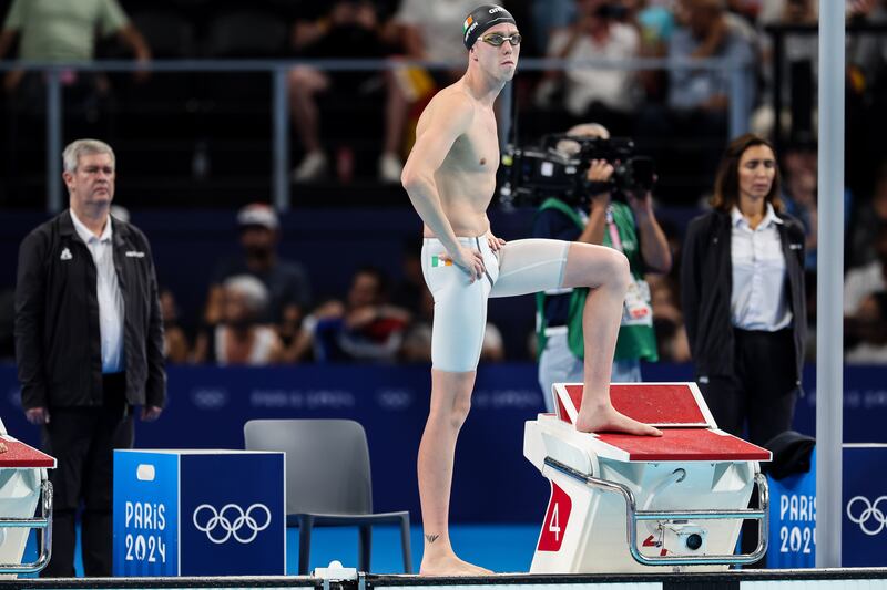 Daniel Wiffen before the race. Photograph: Morgan Treacy/Inpho