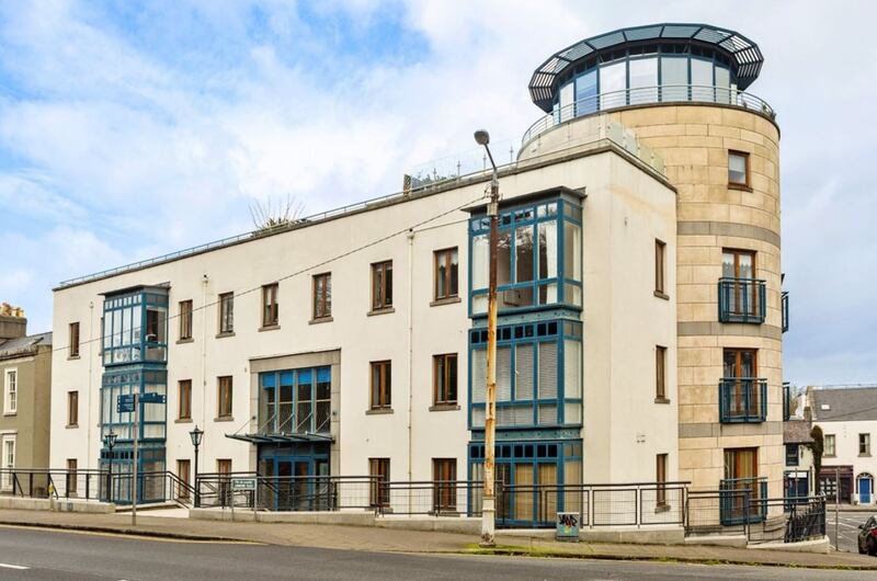 This Monkstown apartment offers views over Dublin Bay from its roof terrace
