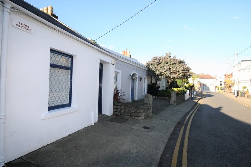 Alton Cottage is close to the middle of Dalkey village