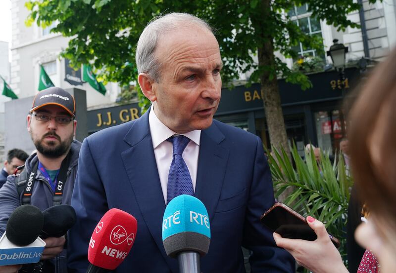 Micheál Martin: said the first record he bought was Jimmy Osmond's 1972 hit, Long Haired Lover from Liverpool. Photograph: Brian Lawless/PA 