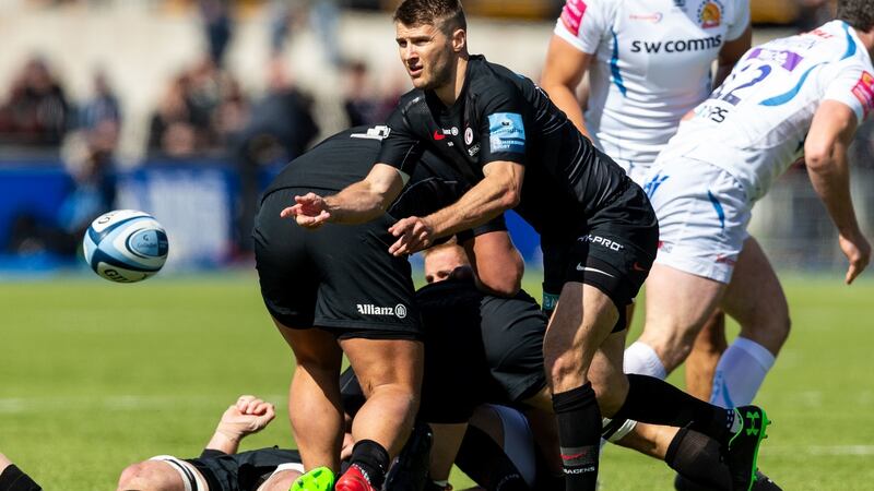 Saracens’ scrumhalf Richard Wigglesworth Photograph: Paul Harding/PA Wire