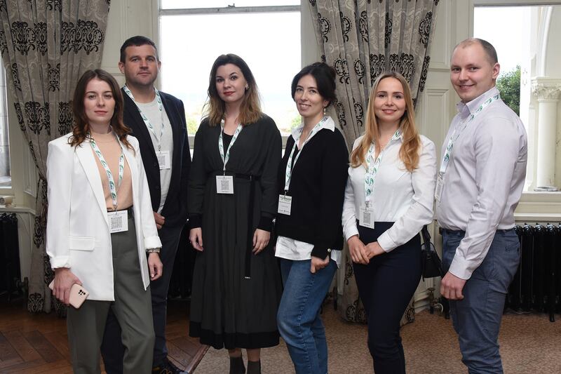 Dr Daryna Pobiekiei, Dr Igor Chystyukhin, Dr Kateryna Kachurets, Dr Svetlana Busari, Dr Yana Fedorenko and Dr Dmytro Kekukh at the ICGP winter meeting