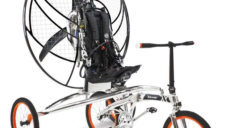 The Paravelo Flying Bike, hammacher.com