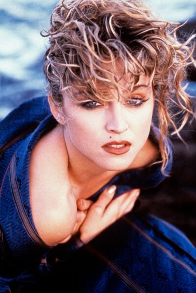 Madonna: the singer in 1985, on the set of the film Desperately Seeking Susan. Photograph: Mondadori via Getty