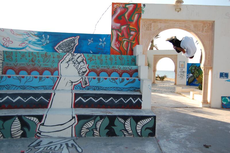 Graffiti became a way for people to express the revolution