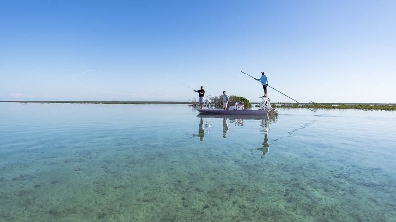 “Not only do I drive myself demented trying to play golf but I drive myself demented trying to catch the hardest fish in the ocean on a fly rod.”