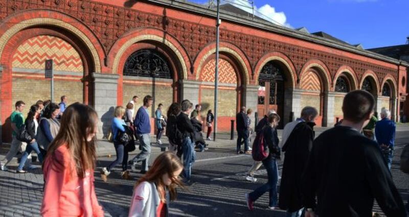 Dublin’s  Victorian fruit and vegetable market was closed for redevelopment in 2019.
