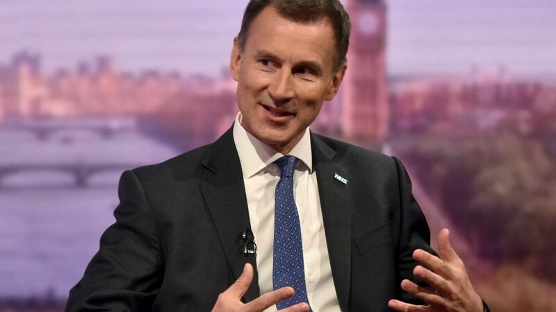 UK health secretary Jermy Hunt