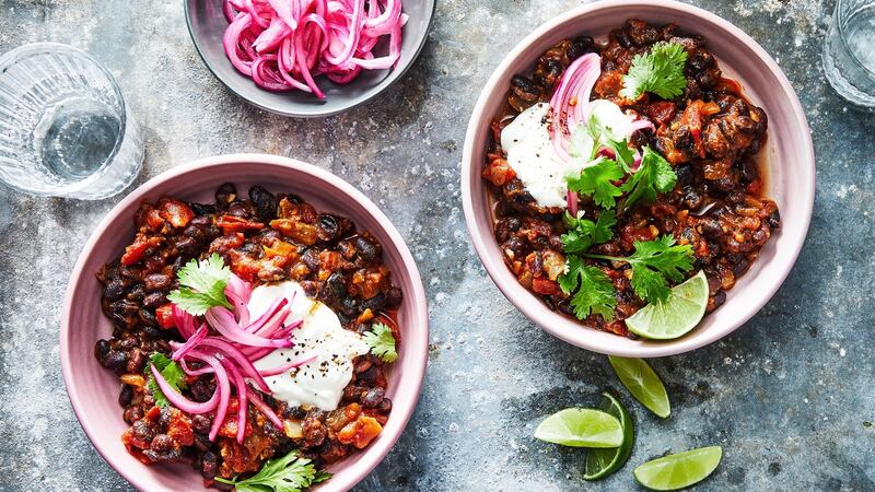 Vegetarian  chilli. Photograph: Julia Gartland/The New York Times
