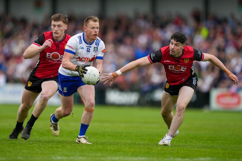 Ryan McAnespie in action for Monaghan. Photograph: James Lawlor/Inpho