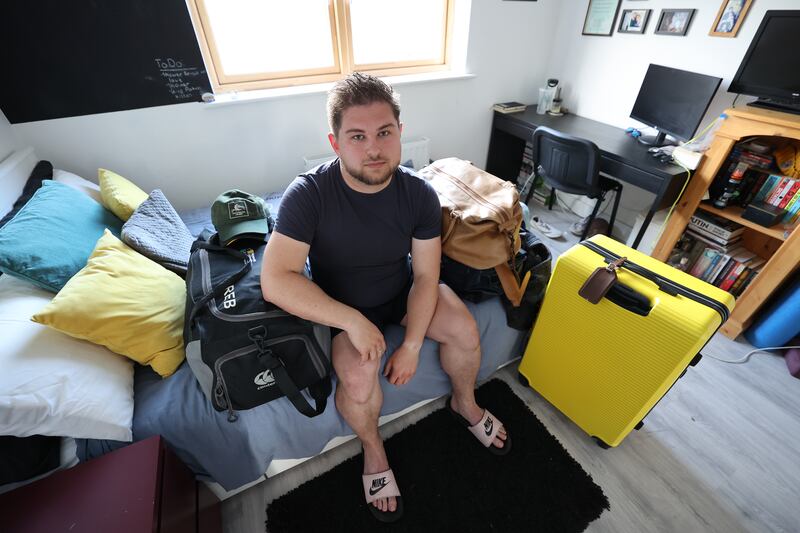 Ruairí Egan Barron has since moved to the US on a graduate visa. Photograph: Nick Bradshaw