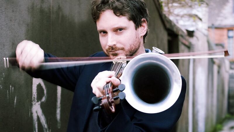 Fiddler Danny Diamond of Slow Moving Clouds