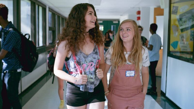 Emily Robinson and Elsie Fisher in Eighth Grade