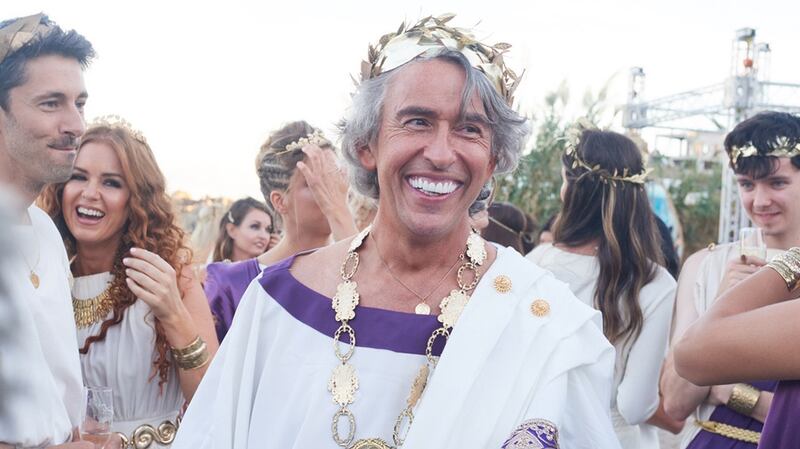 Coogan plays a cynical billionaire named Sir Richard McCreadie in Michael Winterbottom's latest film, Greed