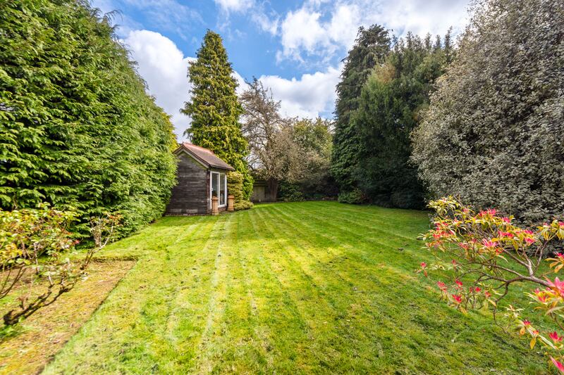 The long rear garden has a southerly aspect and is totally private
