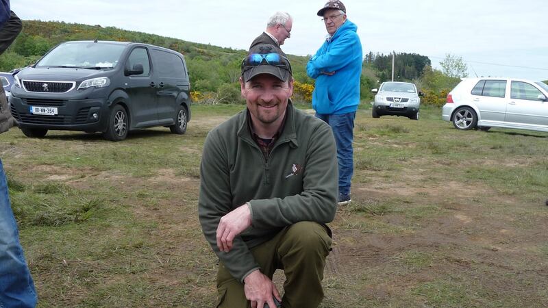 Kieran Jenkins with one of his many excellent trout on Lough Corrib. Photograph: Larry McCarthy, Corrib Lodge View