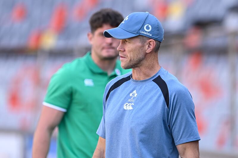 Emerging Ireland head coach Simon Easterby said Zac Ward was excellent against the Pumas. Photograph: Steve Haag Sports/Darren Stewart/Inpho