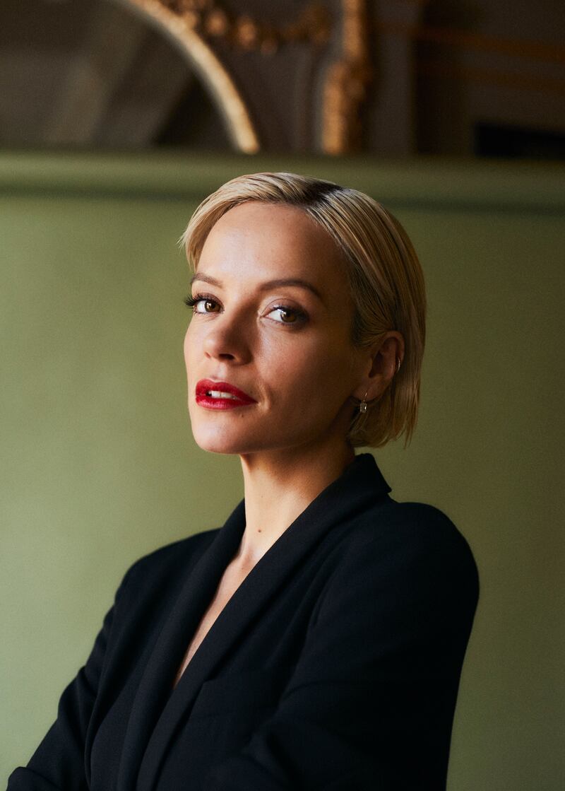 Lily Allen: 'I would say things that people might ordinarily be shocked by, and you look at Martin, and he’d be smiling.' Photograph: Ellie Smith/New York Times