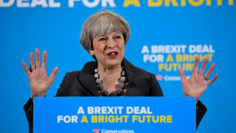 Theresa May: TV-shy. Photograph: Chris J. Ratcliffe