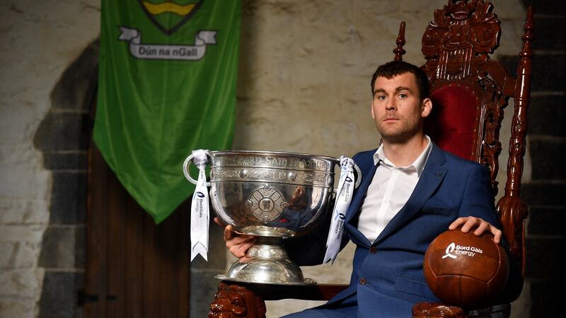 Donegal’s Eamon McGee at the launch in Drimnagh Castle of the Bord Gáis Energy GAA Legends Tour Series at Croke Park.  Photograph:  David Fitzgerald/Sportsfile