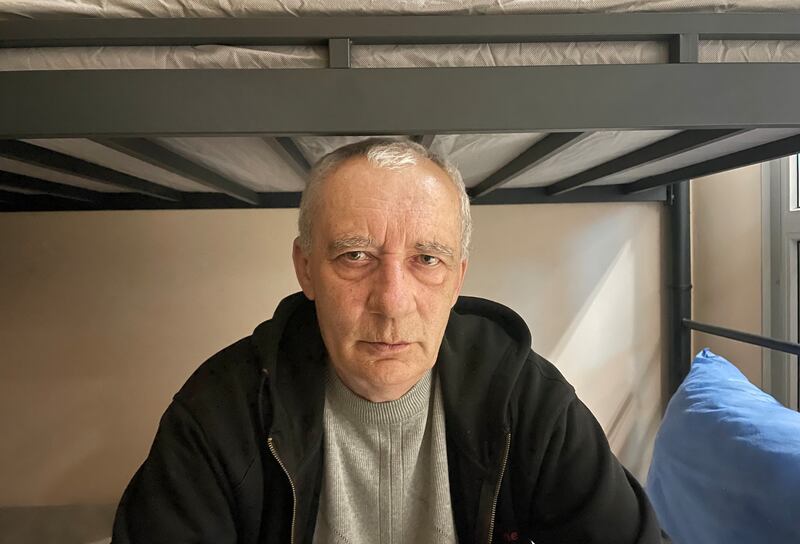 Valery Kshevskiy from Oleshky worked as a hospital porter. Photograph: Daniel McLaughlin