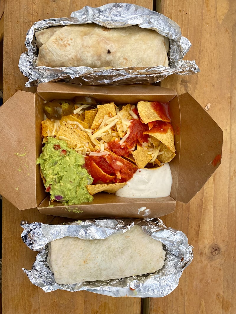 Burrito Box order