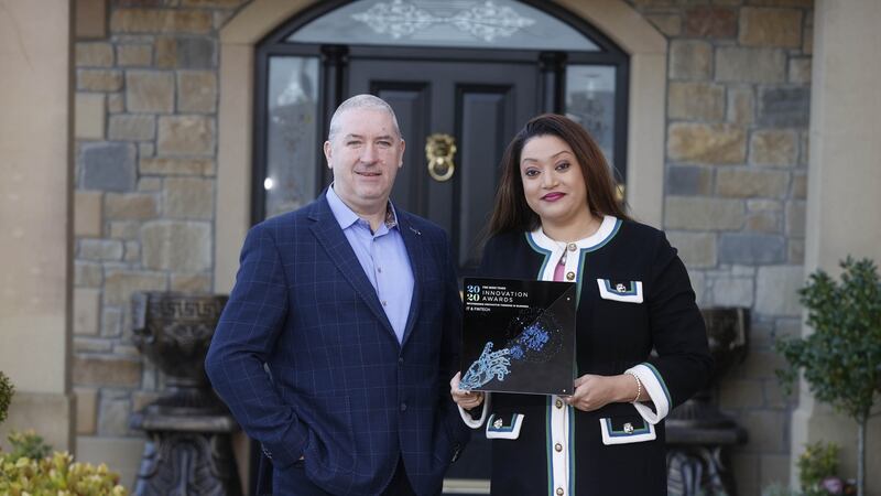 Noel and Valerie Moran, founders of eCOMM Merchant Solutions. Photograph: Conor McCabe