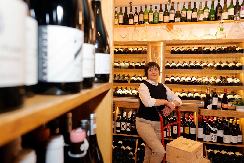 Françoise Gilley in Terroirs Wine, Donnybrook. Photograph: Alan Betson/The Irish Times

