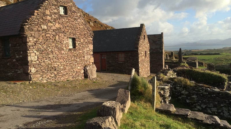 Cill Rialaig, a pre-Famine village on Bolus Head, Co Kerry,  was rebuilt as an artists’ and writers’ retreat in 1992 by former publisher Noelle Campbell-Sharpe and a local community group