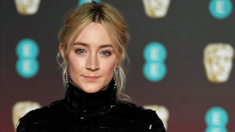 Irish actor Saoirse Ronan at the 71st annual British Academy Film Awards at the Royal Albert Hall in London. Photograph: Neil Hall/EPA