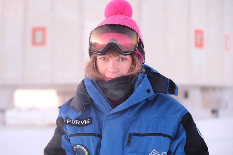 Nina Purvis, a doctor, works at the Concordia Research Station in Antarctica. Photograph: Nina Purvis