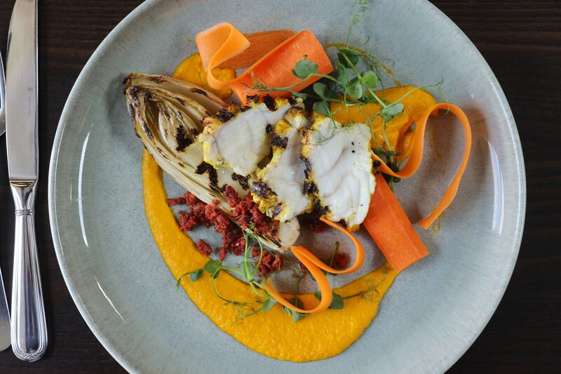 Monk Fish Dish at The Habour Kitchen. Photograph: Alan Betson