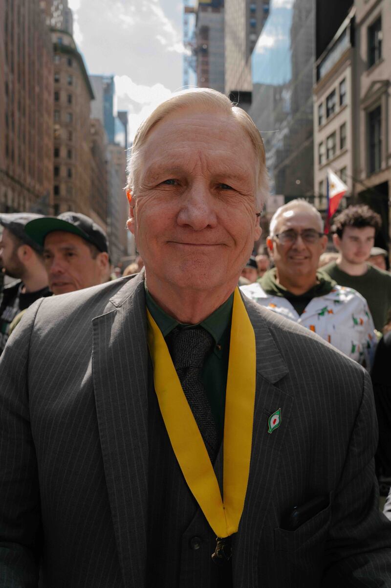 Martin Galvin in New York in 2024. Photograph: Faolan Carey 