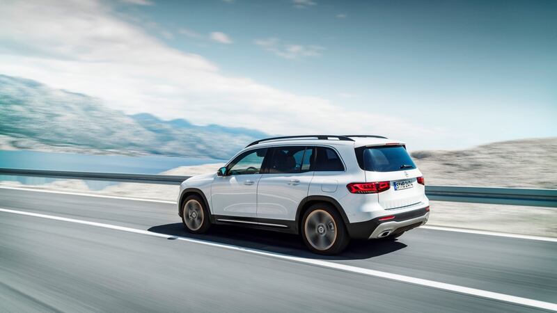 On the road, the engine choices are Mercedes’ impressive new 2-litre diesel engine in either 116hp (GLB220d) or 190hp (G200d) format, or a 1.33-litre four-cylinder 163hp petrol engine in the GLB200. A 2-litre 306hp E35 AMG version is also on offer as well an all-electric model from 2012 onwards