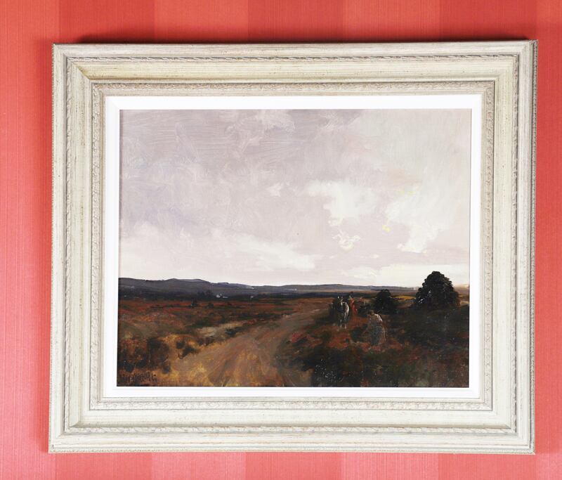 Gathering Turf by Belfast-born artist James Humbert Craig (€5,000-€8,000)