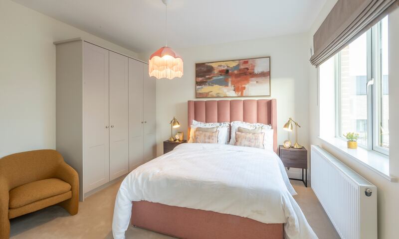 Some of the bedrooms have wardrobes from Mountlodge Furniture