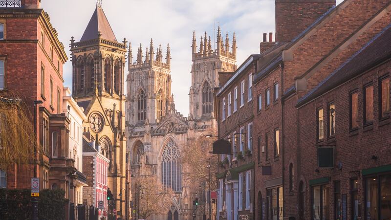 The historic old town of York with a view along Museum Street looking towards York Minster Cathedral. Photograph: iStock