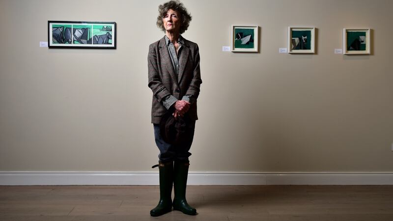 Lindy Guinness at her art gallery on the Clandeboye estate. Photograph: Charles McQuillan/Pacemaker