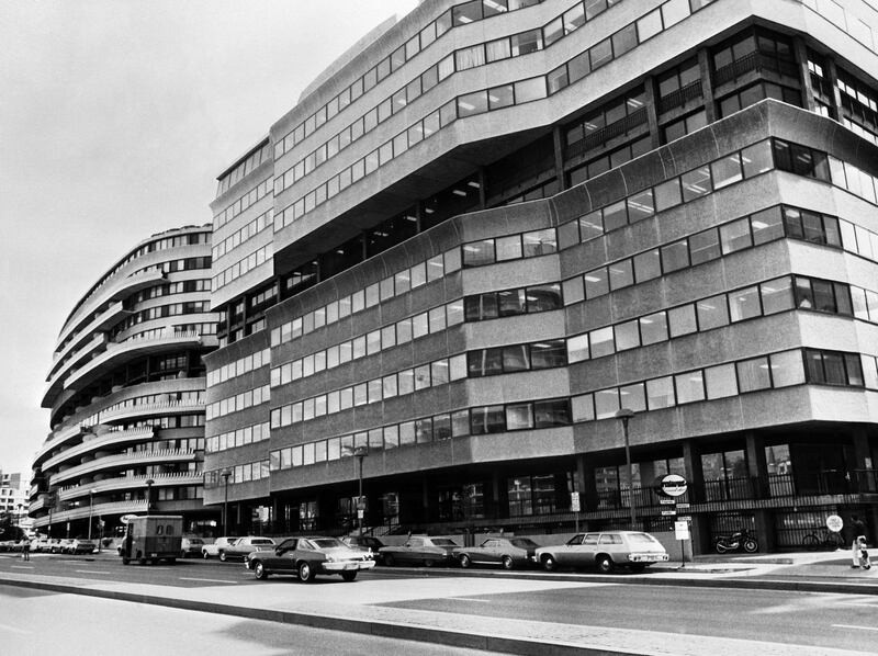 The Watergate office building in Washington DC in April 1974.  Photograph: Consolidated News Pictures/AFP via Getty Images