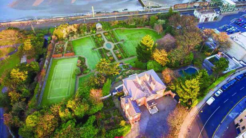 An aerial view of  Deepwell in Blackrock, Dublin