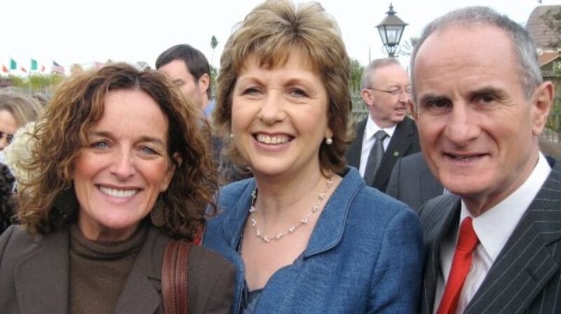 Yvonne Watterson with Mary McAleese in 2008 Yvonne Watterson with former Irish president Mary MacAleese, who during her visit to the Center in 2008, acknowledged the promise of the new library to “build connections as never before,” and that the will to do so is part and parcel of our Irish DNA - “It is what keeps us clan and family to one another through all of life’s vagaries. This [Irish Cultural] Centre, and its new library, will be a hub for those connections, and a home for the new networks of friendship and shared interests that will keep Ireland and Arizona close, even across the miles.”